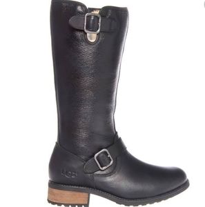 Ugg Chancery Shearling Leather Riding Boots Sz 11